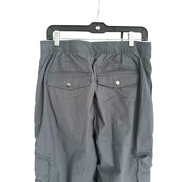 Abercrombie & Fitch Women High Rise Baggy Cargo Pants Medium Short Skater Hippie - Picture 7 of 11
